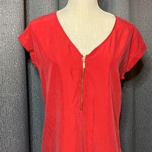 Express Zip Top, Red- Size M